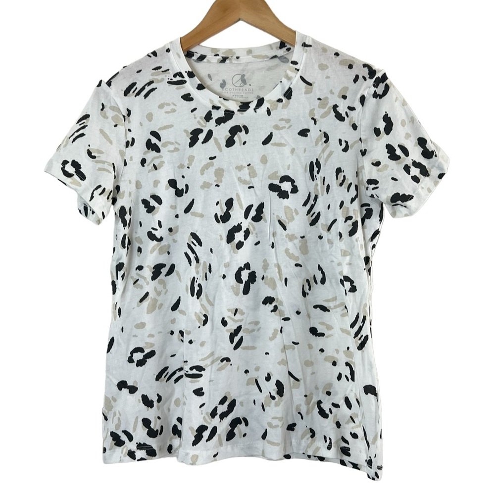 Ecothreads | NWOT Printed organic cotton basic essential tee shirt size …